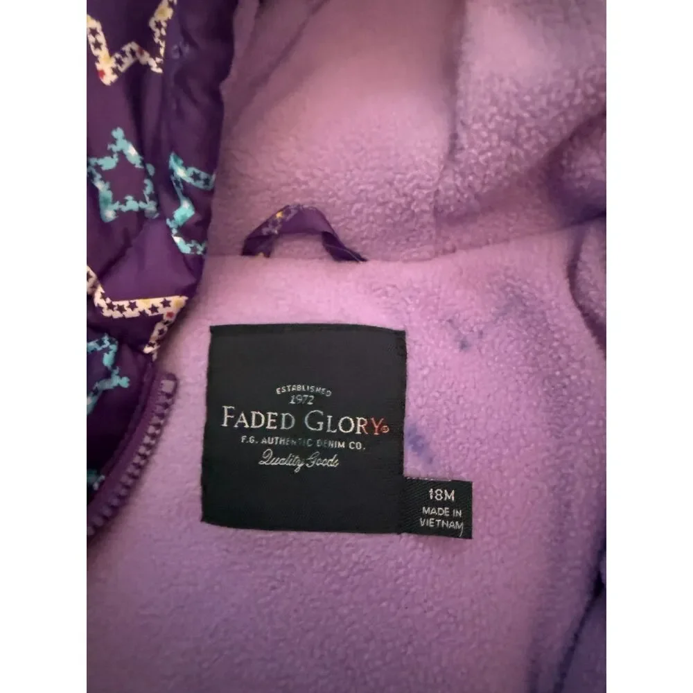 Infant Girls Size 18 months Heavy winter coat EUC